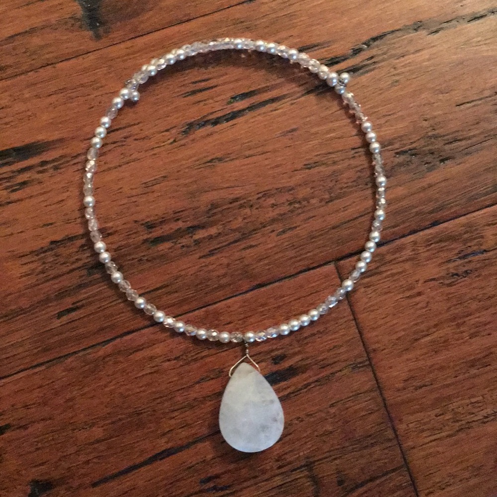 Baby pink choker